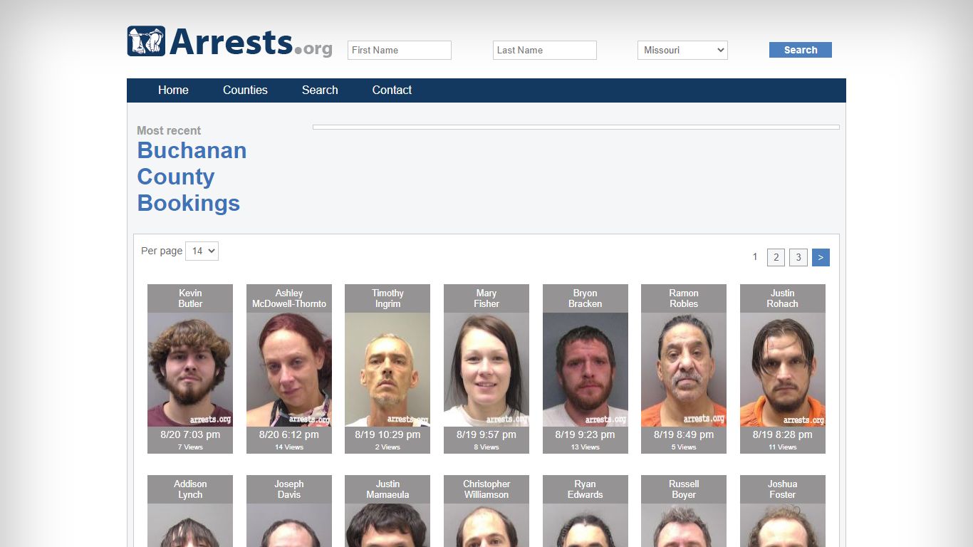 Buchanan County Arrests and Inmate Search